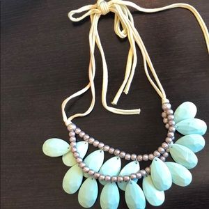 Turquoise teardrop necklace